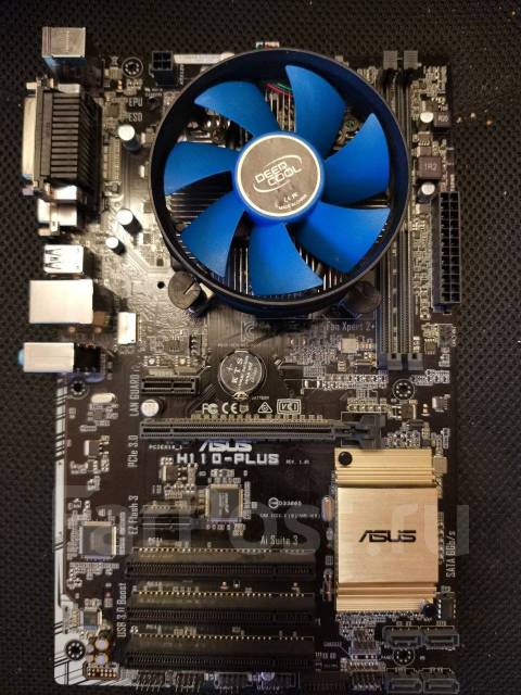 Материнская плата ASUS/H110/1151 Socket + i3 6100 - Материнские платы ...
