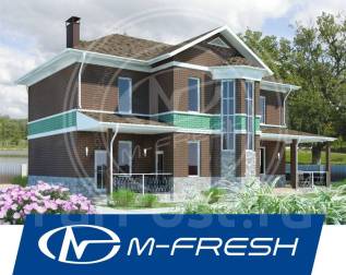 M-fresh Progressive House! (Доработанный проект современного дома! ). 200-300 кв. м., 2 этажа, 5 комнат, бетон