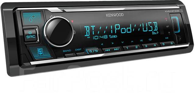 Автомагнитола Kenwood KMM-BT306 /USB/MP3/блютуз 1DIN процессорная ...