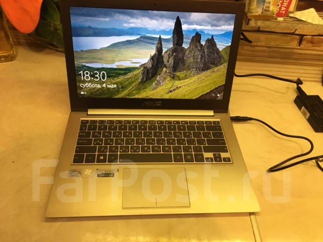 Asus ZenBook Prime UX31A. 13.1", 1,7����, ��� 4 ��, ���� 128���, WiFi: 1, Bluetooth: 1, ����������� �� 5��. ����