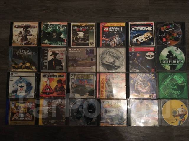 Коллекция CD, CD-RW, DVD дисков. Игры, пк, компьютер. 100+ Игр - Игры и ...