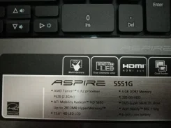 Acer Aspire 5551G. 15.6", 2,3����, ��� 4 ��, ���� 320���, WiFi: 1 ����