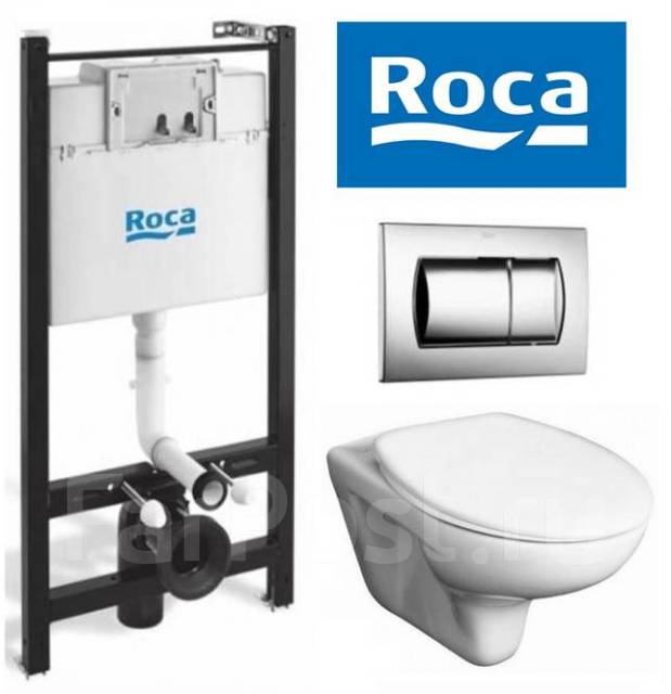 Инсталляция ROCA. \"Mateo\" (Унитаз+кнопка+инсталляция+сиденье ...