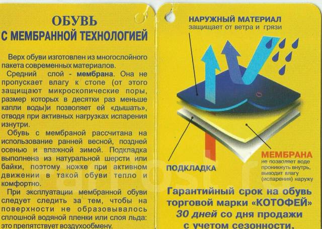 Как починить мембранную ткань на обуви Детские зимние ботинки Котофей, размер: 23, для всех, б/у, в наличии. Цена: 750 