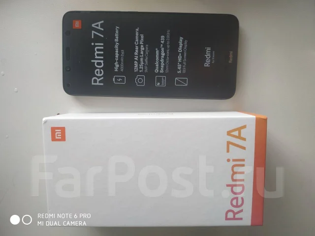 Xiaomi Redmi 7A. �����, ������, 3G, 4G LTE, Dual-SIM ����