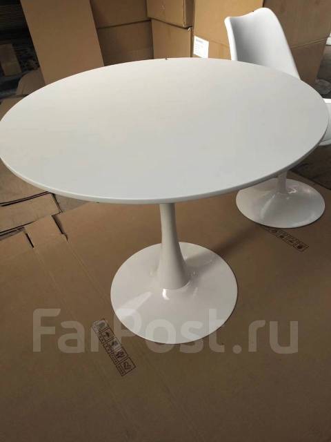 Дизайнерский стол 80/80см , белый цвет в наличий, ХИТ продаж - Мебель ...