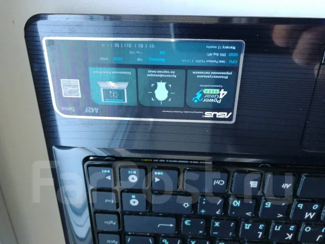 Asus A42F. 14", 2,2����, ��� 4 ��, ���� 320���, WiFi: 1, ����������� �� 1��. ����
