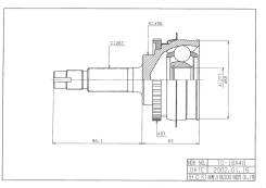 ���� �������� /������ /����� HDK ��� Toyota Estima 1990-1994 Camry Vista Lucida; TO-018A48; (TO-E018A TO-090 TG-9518) 4343028031 4341028010 TO018A48 �...