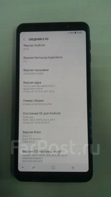 Samsung Galaxy A7 2018. �/�, �����, 3G, 4G LTE, Dual-SIM, NFC ����