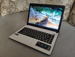 Asus X401A. 14", 1 700����, ��� 8 ��, ���� 240���, WiFi: 1, Bluetooth: 1, ����������� �� 3��. ����