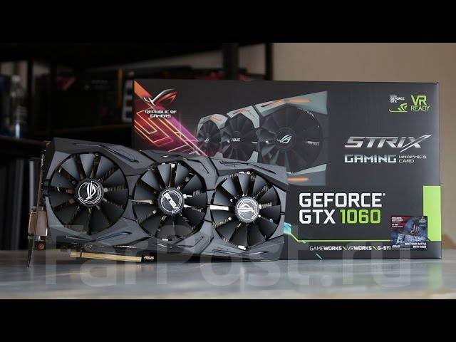 Видеокарта Asus GeForce GTX 1060 Strix OC [GTX1060-6G] во Владивостоке ...