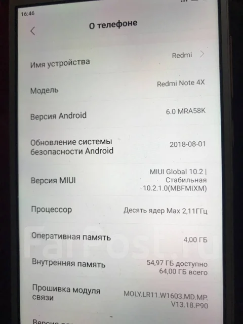 Xiaomi Redmi Note 4X. �/�, �������, 4G LTE ����
