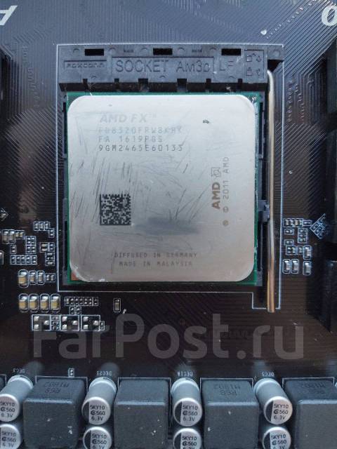 AMD FX 8320, б/у, в наличии. Цена: 4 900₽ в Уссурийске