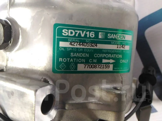 ���������� ������������ SD7V16 Sanden SD7V16 ����