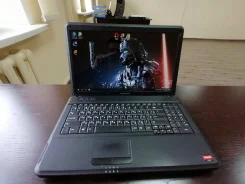 Lenovo G555. 15.6", 2,2����, ��� 2048 ��, ���� 250���, WiFi: 1, Bluetooth: 1 ����