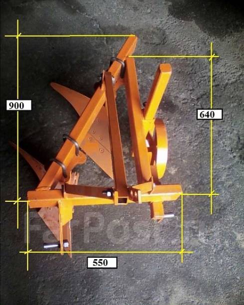 Плуг для минитрактора двухкорпусный своими руками размеры самодельный чертежи и размеры