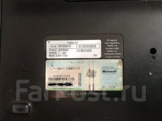 HP Pavilion dv7. 17", 1,6����, ��� 4 ��, ���� 500���, WiFi: 1, ����������� �� 1��. ����