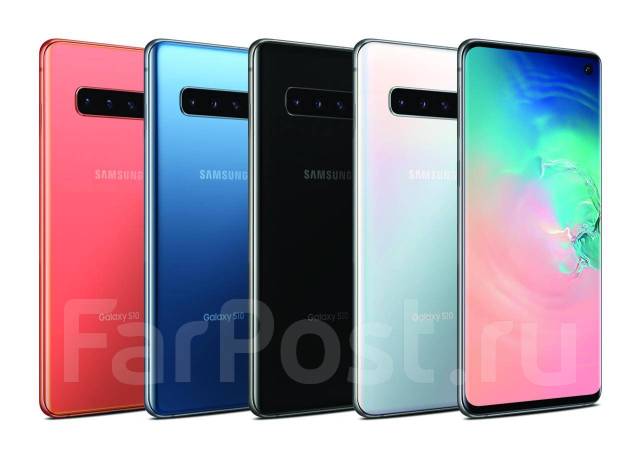 Samsung 10s, 6.40", моноблок, белый, зеленый, красный, синий, черный ...