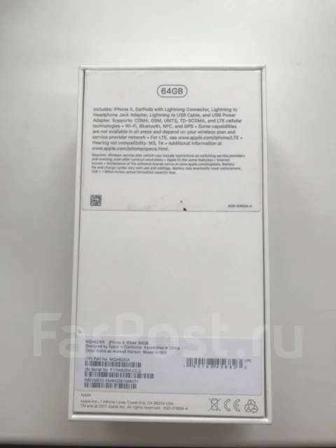 Apple iPhone X. �����, �����, 4G LTE, NFC ����
