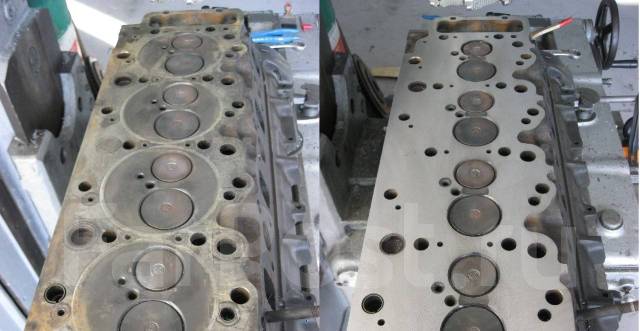 Проверка (опрессовка) и ремонт головок блока цилиндров в Хабаровске