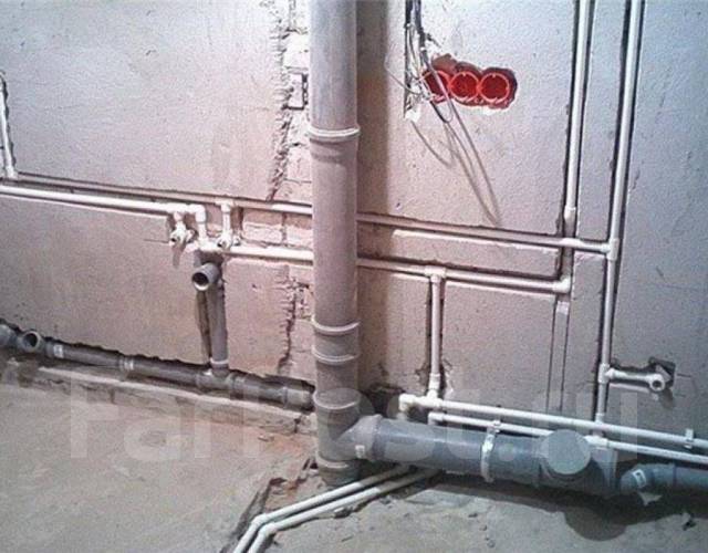 Установка ванн, душевых кабин, инсталляций, трубы, канализация во ...