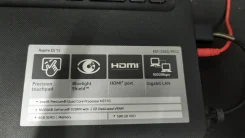 Acer Aspire ES15. 15.6", 1,6����, ��� 4 ��, ���� 1 000���, WiFi, Bluetooth, ����������� �� 4��.