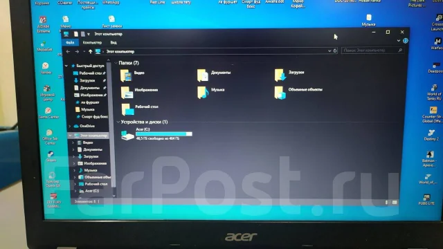 Acer Aspire ES15. 15.6", 1,6����, ��� 4 ��, ���� 1 000���, WiFi: 1, Bluetooth: 1, ����������� �� 4��. ����