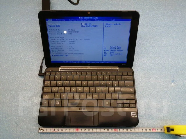 HP Mini. 10.1", 1,6����, ��� 1024 ��, ���� 60���, WiFi: 1, ����������� �� 1��. ����