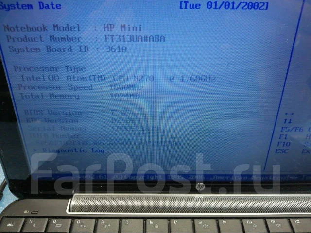HP Mini. 10.1", 1,6����, ��� 1024 ��, ���� 60���, WiFi: 1, ����������� �� 1��. ����