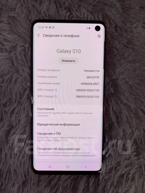 Samsung Galaxy S10. �/�, �������, ���������� ����