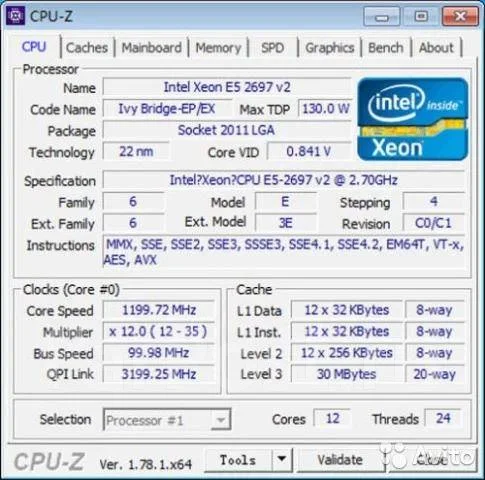 Intel Xeon E5-2697 v2. ��� ����� �� ������������ ����