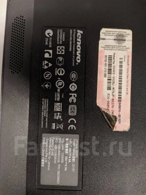 Lenovo G580. 15.6", 1 700����, ��� 4 ��, ���� 500���, WiFi: 1 ����