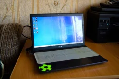 DNS Gamer. 15.6", 2,5����, ��� 8 ��, ���� 500���, WiFi, Bluetooth, ����������� �� 3��. ����