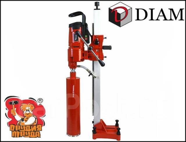 Дрель алмазного сверления "DIAM" ML-180 N (прямая стойка), новый, в ...