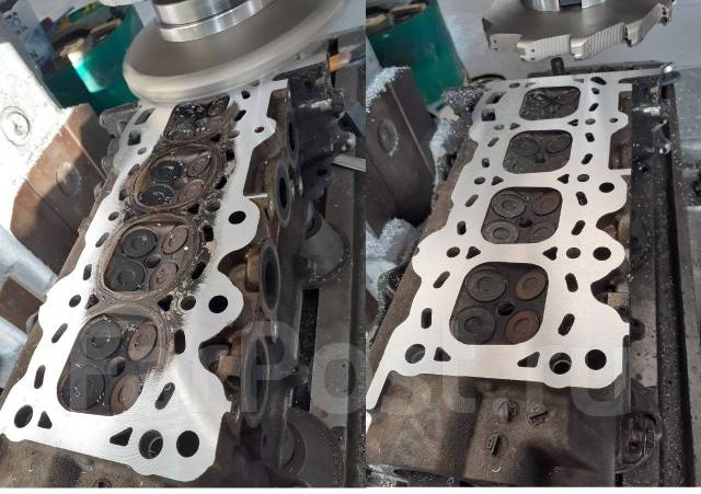 Проверка (опрессовка) и ремонт головок блока цилиндров в Хабаровске