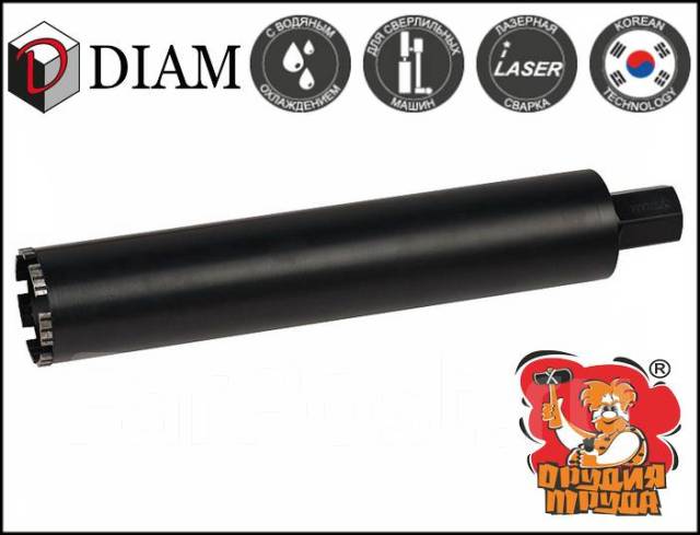 Коронка алмазная по бетону "DIAM" 102 х 400 мм 1,1/4", новый, в наличии ...