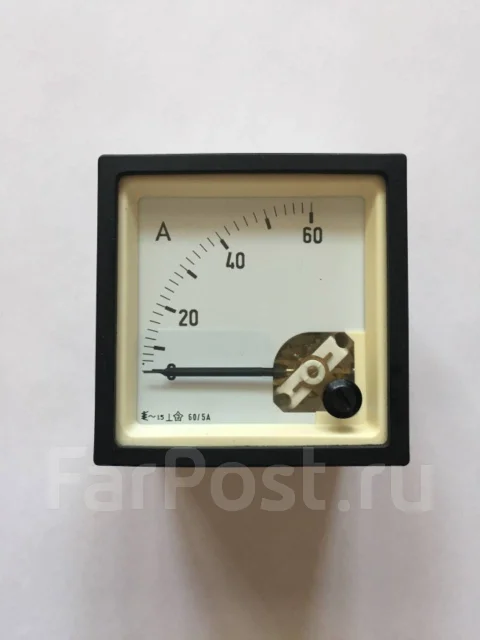 Амперметр аналоговый Crompton, б/у, в наличии. Цена: 700₽ во Владивостоке