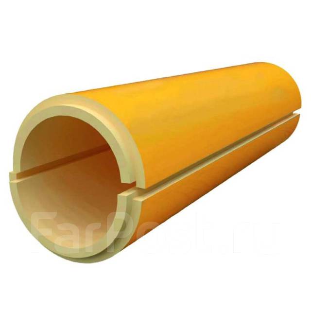 Скорлупа ППУ с покрытием стеклопластик - Тепло, гидро, звукоизоляция в ...