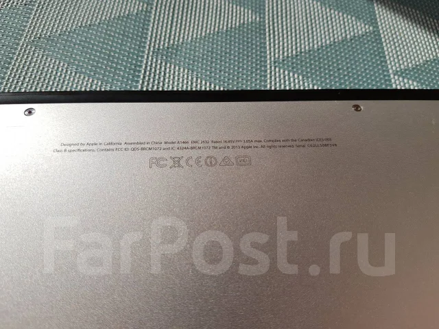 Apple MacBook Air 13 2013 Mid. 13.3", 1,3����, ��� 4 ��, ���� 256���, WiFi: 1, Bluetooth: 1, ����������� �� 12��. ����