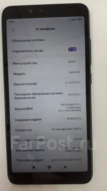 Xiaomi Redmi 6A. �/� ����