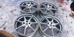 Enkei RS+M. 8.0x17", 5x114.3, ET48, �� 74,8���. ����