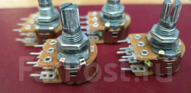 Регулятор громкости (Потенциометр) большой поворотный b10k b50k b100к ...