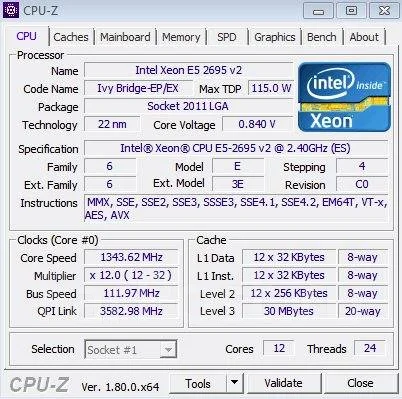 Intel Xeon E5-2695 v2. ��� ����� �� ������������ ����