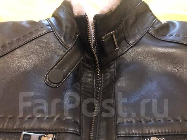 Продам куртку кожаную зимнюю - Верхняя одежда во Владивостоке