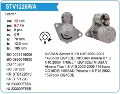 ������� ����� Motorherz STV1226WA 233009F600 ����