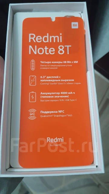 Xiaomi Redmi Note 8T. �����, ������, 3G, 4G LTE, Dual-SIM, NFC ����