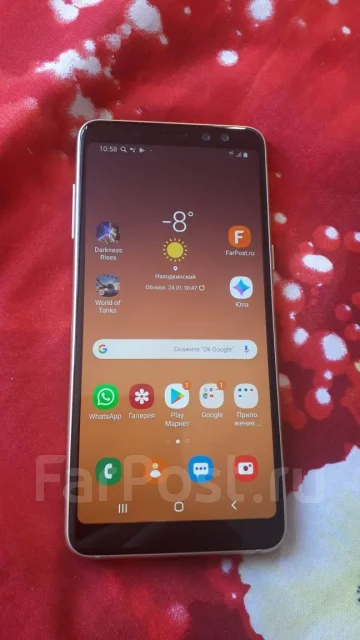 Samsung Galaxy A8 2018. �/�, �������, 3G, 4G LTE, Dual-SIM, ����������, NFC ����