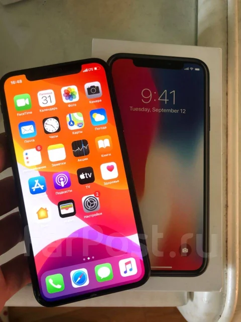 Apple iPhone X. �/�, ������, 3G, 4G LTE, Dual-SIM, ����������, NFC ����