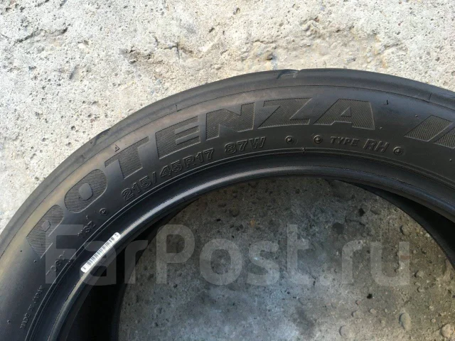 Bridgestone Potenza RE-11S. ������, 2012 ���, �/�, ����� 50 % ����