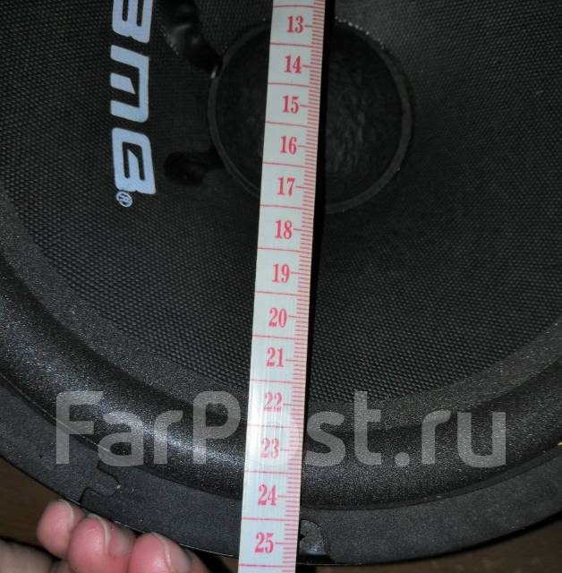 Динамик НЧ 25,5 см (6 ом 150 ватт), новый, в наличии. Цена: 3 300₽ в Артеме